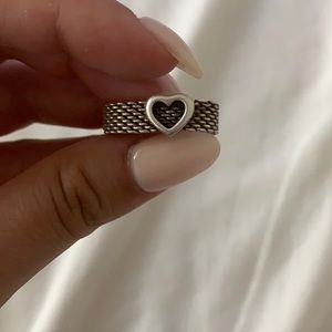 Tiffany heart ring size 6